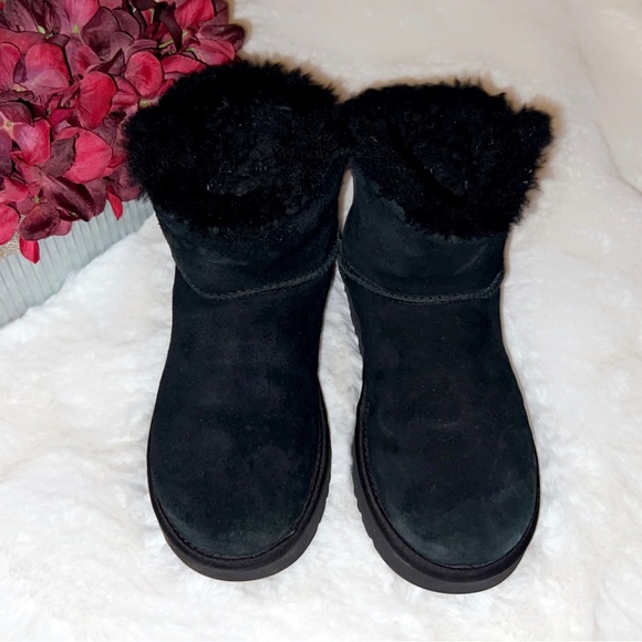 UGG Classic Bling Mini Boot in Black - Picture 6 of 11
